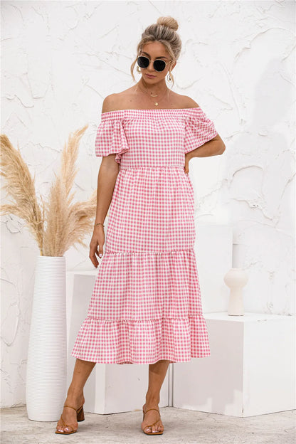 Off Shoulder Summer Dress