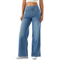 Elegant Wide Denim Pants