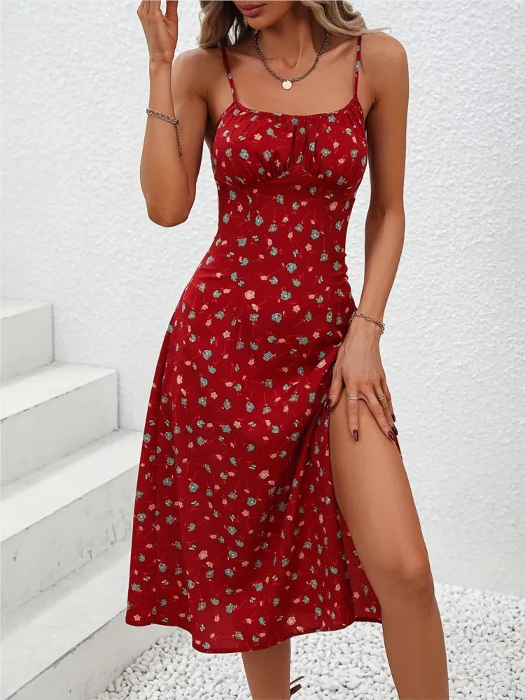 Boho Polka Dot Dress