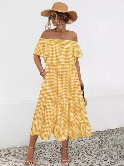 Off Shoulder Summer Dress