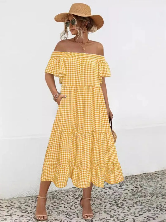 Off Shoulder Summer Dress
