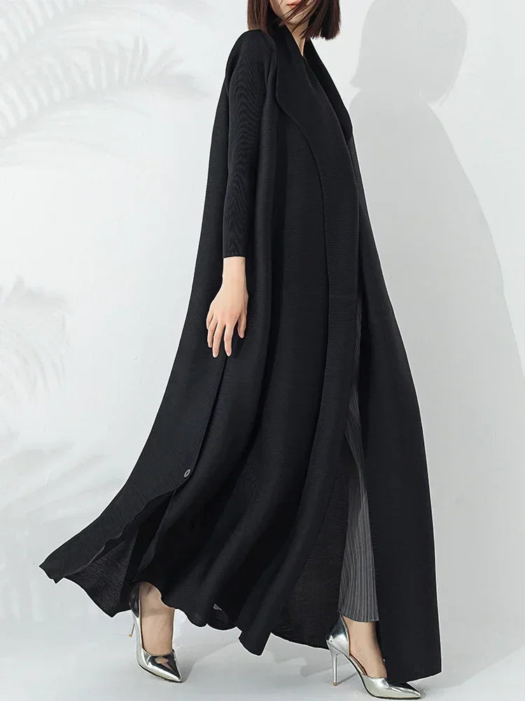 Stylish Pleated Robe Abaya