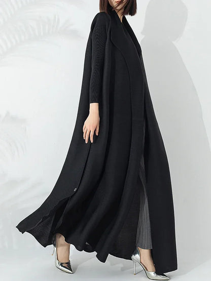 Stylish Pleated Robe Abaya
