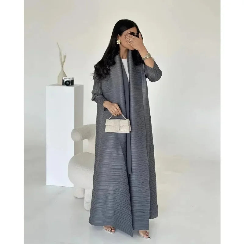Luxury Solid Color Abaya