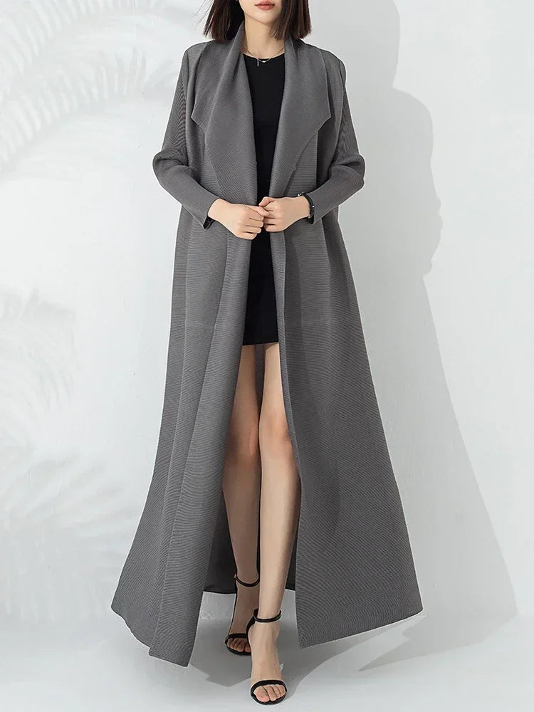 Stylish Pleated Robe Abaya