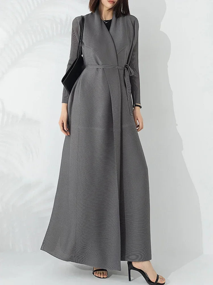 Stylish Pleated Robe Abaya