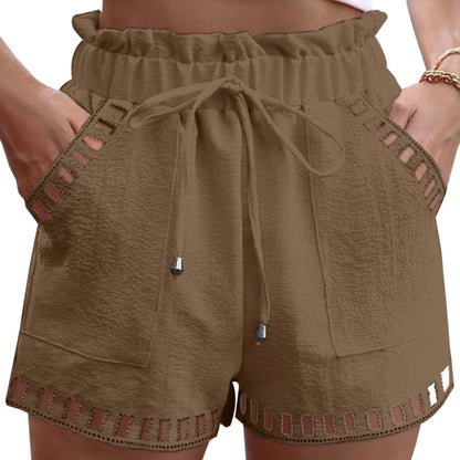 Cotton Linen Beach Shorts