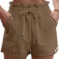 Cotton Linen Beach Shorts