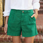 Women's Button High Waist Shorts