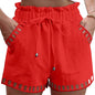 Cotton Linen Beach Shorts