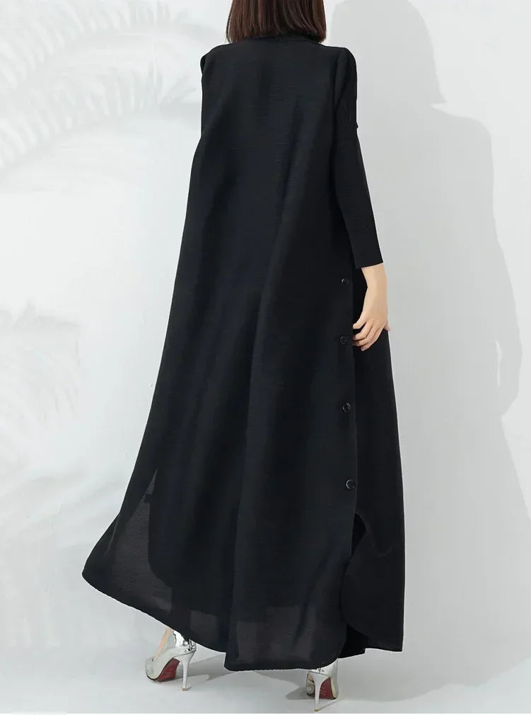 Stylish Pleated Robe Abaya