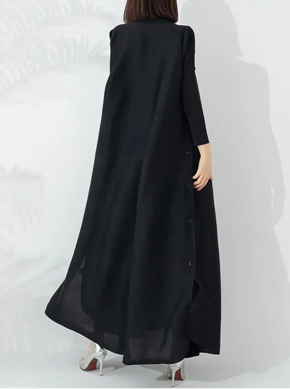 Stylish Pleated Robe Abaya