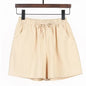 Sporty Linen Shorts for Women
