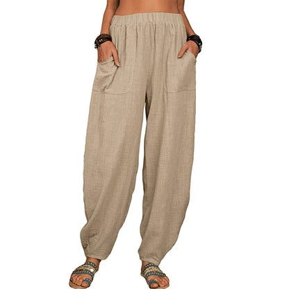 Casual Cotton Harem Pants