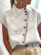 Women's Turtleneck Button Blouse