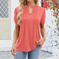 Slimming V Neck Summer Blouse