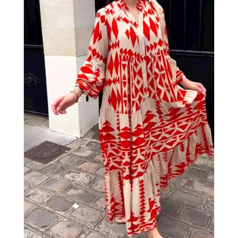Boho Spring Maxi Dress