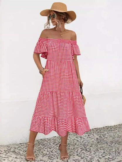 Off Shoulder Summer Dress