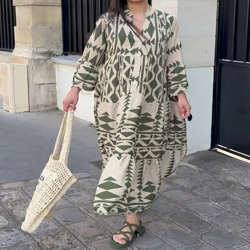 Boho Spring Maxi Dress