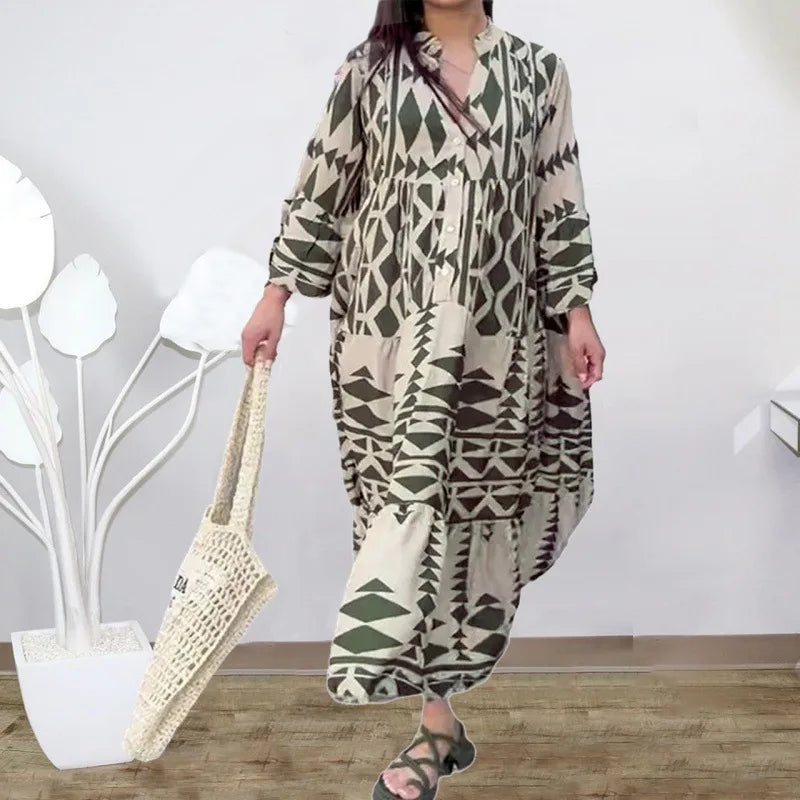 Boho Spring Maxi Dress
