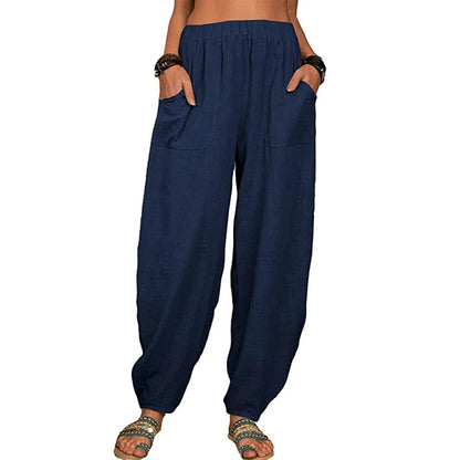 Casual Cotton Harem Pants