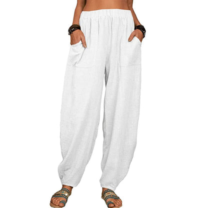 Casual Cotton Harem Pants