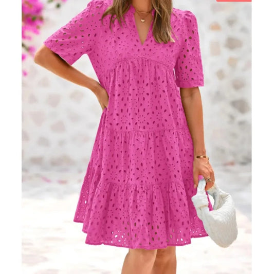 Summer Hollow Out Dress