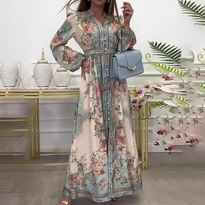 Printed Spring Swing Dress