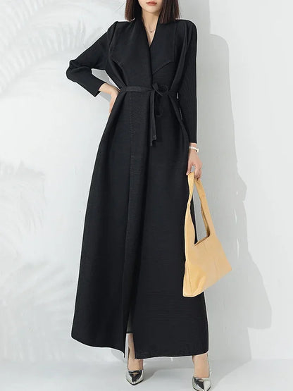 Stylish Pleated Robe Abaya