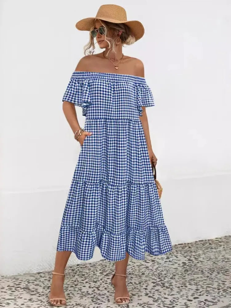 Off Shoulder Summer Dress