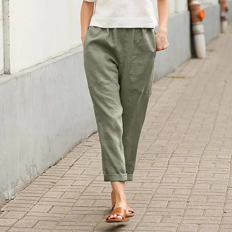 Women's Cotton Linen Pants