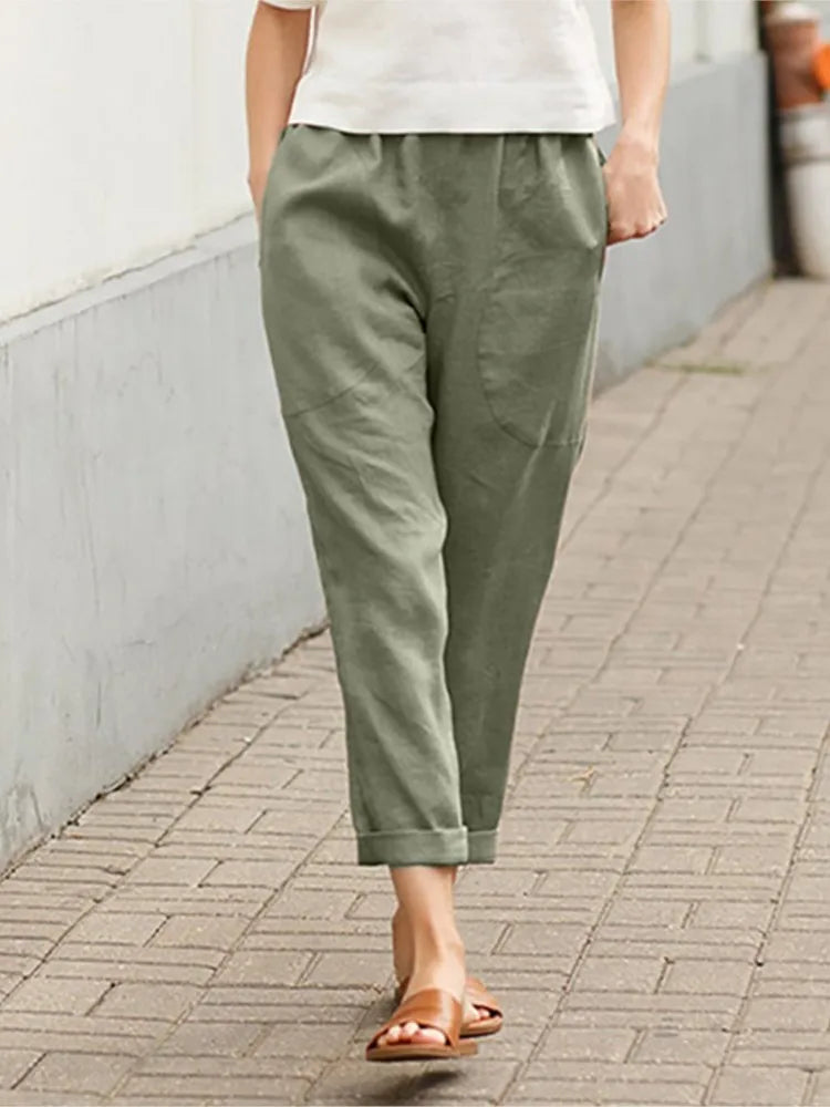 Women's Cotton Linen Pants